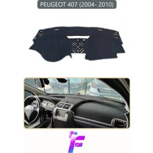 Peugeot 407 (2004-2010) Uyumlu Torpido Örtüsü | Yansıma Önleyici | Tam Koruma | Kolay Montaj | H86