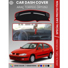 Renault Megane 1 (1999-2003) Torpido Örtüsü Ön Göğüs Koruma Torpido Koruma Tam Uyum Çatlamayı Önler