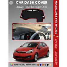 Kia Rio (2012-2018) Torpido Örtüsü Ön Panel Torpido Koruma Tam Uyum Araca Özel Kaymaz Kolay Montaj