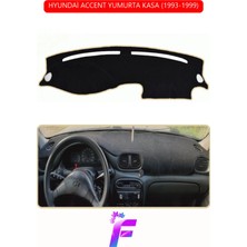 Hyundai Accent Yumurta Kasa (1993-1999) Torpido Örtüsü | Güneşten, Isıdan, Çatlamadan Korur | G3