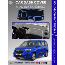 Opel Combo E (2018-2025) Torpido Örtüsü Ön Göğüs Koruma Torpido Koruma Tam Uyum Çatlamayı Önler