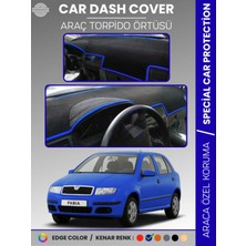 Skoda Fabia (1999-2006) Torpido Örtüsü Ön Göğüs Halı Torpido Koruma Birebir Uyum Kaymaz Uv Koruma