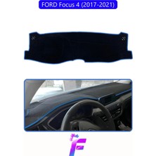 Ford Focus 4 (2017-2021) Uyumlu Torpido Örtüsü | Kolay Montaj | Kaymaz Tasarım | Tam Uyum | F11