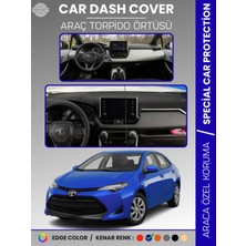 Toyota Corolla (2019+) Torpido Örtüsü E210 Kasa Hayalet Ekransız Analog Göstergeli Torpido Koruma