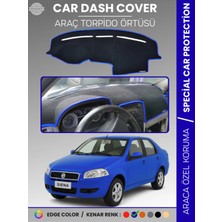 Fiat Siena (2005-2012) Torpido Örtüsü Ön Göğüs Koruma Araca Özel Çatlamayı Önler Kaymaz Kolay Montaj