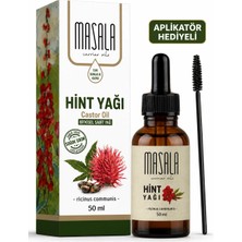 Masala Hint Yağı Soğuk Pres 50 ml Cilt Koruma ve Emülgatör Özelliği ile
