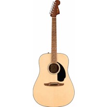 Fender California Standard Redondo Ce Natural Elektro Akustik Gitar