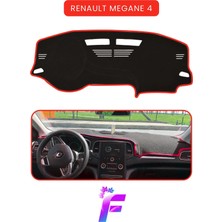 Renault Megane 4 Araca Özel Torpido Örtüsü | Ön Göğüs Kılıfı | Tam Koruma | Oto Aksesuar | A63