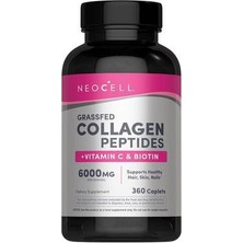 Neocell Grassfed Collagen Peptides 6000 Mg Vitamin C Biotin 360 Caplets