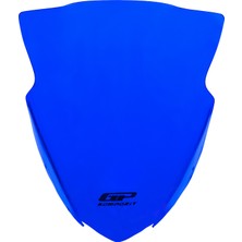 Gp Kompozit Bajaj Dominar 250 / 400 2017-2026 Uyumlu Kısa Ön Cam Mavi 37 cm