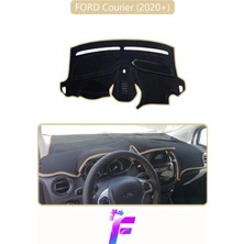 Ford Courier (2020+) Ekranlı Torpido Örtüsü | Güneşten Korur | Kolay Montaj | Tam Uyum | E91