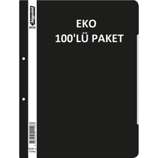 Bigpoint Telli Dosya Eco Siyah x 100 Adet