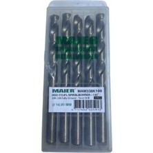 Maier Hss Co.%8 Spiralbohrer 10 mm Hss Matkap Ucu – Metal Delme (5 Adet)