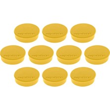 St. Morritz Yazı Tahtası Pano Mıknatısı 25 mm Hobby - 10 Adet - Sarı