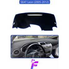 Seat Leon (2005-2012) Uyumlu Torpido Örtüsü | Yansıma Önleyici | Tam Koruma | Hızlı Montaj | K23