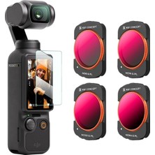 K&f Concept Osmo Pocket 3/4 (Nd8&pl + ND16&PL + ND32&PL + ND64&PL) 2\'si 1 Arada