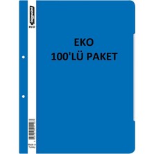 Bigpoint Telli Dosya Eco Mavi x 100 Adet