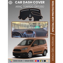 Ford Courier (2013-2020) Ekranlı Torpido Örtüsü Torpido Koruma Tam Uyum Çatlamayı Önler Kolay Montaj