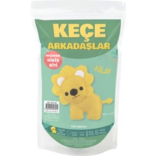 Tuva Crafts Keçe Arkadaşlar Keçeden Oyuncak Dikiş Kiti Aslan