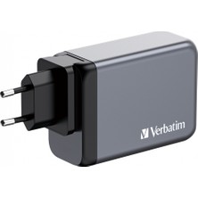 Verbatim 240 W Gan Hızlı Şarj 4 Bağlantı Noktalı 1x Usb-C® Pd 140W/1X Usb-C® Pd 100W/1X Usb-C® Pd 65W / 1x Usb-A Qc 3.0(32205)
