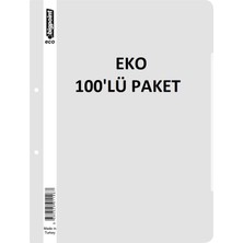 Bigpoint Telli Dosya Eco Beyaz x 100 Adet