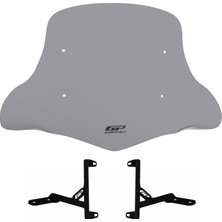 Gp Kompozit Scooter Universal Elcikli Ön Cam Gri 42 cm