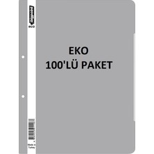 Bigpoint Telli Dosya Eco Gri x 100 Adet