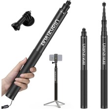 Ulanzi VL02 2.7 Metre Karbon Fiber Uzatılabilir Selfie Çubuğu 800G Taşıma Kapasiteli - T096