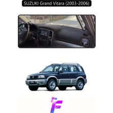 Suzukı Grand Vitara (2003-2006) Uyumlu Torpido Örtüsü | Yansıma Önleyici | Tam Koruma | K48