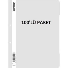 Bigpoint Telli Dosya Beyaz x 100 Adet