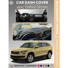 Skoda Kodıaq (2017-2022) Torpido Örtüsü Ön Göğüs Halı Torpido Koruma Birebir Uyum Kaymaz Uv Koruma