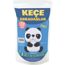 Tuva Crafts Keçe Arkadaşlar Keçeden Oyuncak Dikiş Kiti Panda
