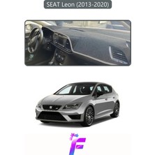 Seat Leon (2013-2020) Uyumlu Torpido Örtüsü | Yansıma Önleyici | Tam Koruma | Hızlı Montaj | K26