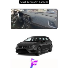 Seat Leon (2013-2020) Uyumlu Torpido Örtüsü | Yansıma Önleyici | Tam Koruma | Hızlı Montaj | K30