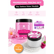 Smoothly Epilasyon Sonrası Vücut ve Batık Peelingi Lotus Çiçeği 800 gr & Ekvator Sütlü 200 gr