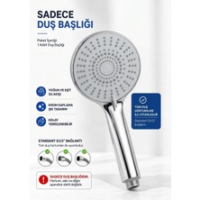 Primeaks 3 Fonksiyonlu Duş Başlığı – Su Tasarruflu El Duşu Başlığı – 3 Akış Modlu Duş Spreyi