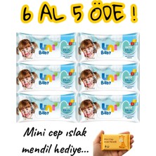 Uni Baby Aktif Islak Mendil 24+ Ay 52 Yaprak x 6 Paket 312 Yaprak – 6 Al 5 Öde – Cep Islak Mendil Hediyeli