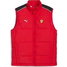 Puma Erkek Kırmızı Puma Ferrari Mt7 Padded Vest Kırmızı Erkek Yelek