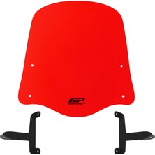 Gp Kompozit Scooter Universal Ön Cam Kırmızı 40 cm