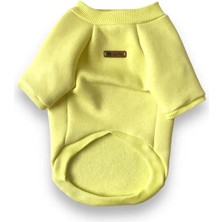 St. Morritz Limon Sarı Basic Sweatshirt