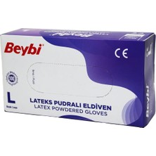 ŞEYLİŞEYLER Şeylişeyler - Beybi Pudralı Muayene Eldiveni Large 5 Kutu (500 Adet)