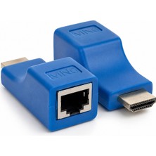 MN6 MN30MEX 30 Metre HDMI Extender – CAT5E/CAT6 Ağ Kablosu Üzerinden Full Hd 1080P HDMI Uzatıcı – Tx + Rx Set