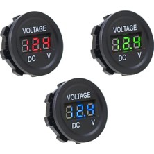St. Morritz DC7V-30V LED Panel Mini Dijital Voltmetre - Yeşil