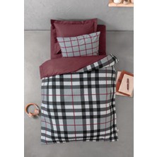 Cotton Box Genç Odası Tek Kişilik Lastikli Çarşaflı Complete Set Brave Bordo