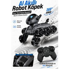 Blic Blıc Brb3 Aı Robot Dog Akıllı Robot Köpek – 2.4ghz Uzaktan Kumandalı, 360° Omni Tekerlekli, Drift ve Akrobatik Hareketli, Işık ve Ses Efektli Oyuncak