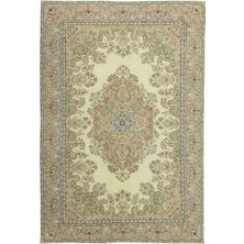 Soho Antiq Abek Madalyon Tasarımlı Vintage Halı 208X303 cm