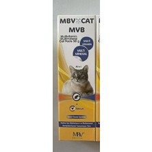 Mbv Cat Pasta 50 G (Kedi Tüy Yumağı Macunu, Tüy Kusma Önleyici, Multivitamin, Bağışıklık & Sindirim Kolaylaştırıcı Lezzetli Veteriner Maltı)