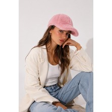 Wearflawless Kadın Peluş Şapka, Siperli Yumuşak Tüylü Kışlık Peluş Şapka, Trend Günlük Spor Şapka, Kışlık Hediye