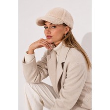 Wearflawless Kadın Peluş Şapka, Siperli Yumuşak Tüylü Kışlık Peluş Şapka, Trend Günlük Spor Şapka, Kışlık Hediye