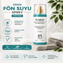 Wagg Erkek Fön Suyu Sprey Aloe Vera Hindistan Cevizi Yağı ve E Vitamini 200 ml